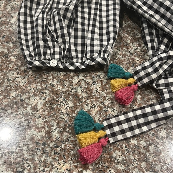 Madewell - Smocked Gingham Top - Picture 7 of 9